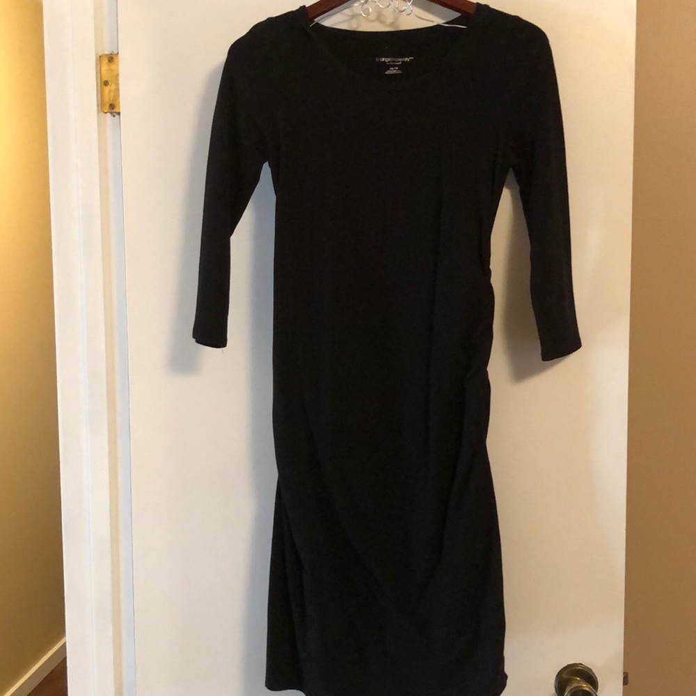 Black maternity dress